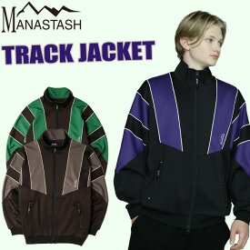 SALE｜【MANASTASH】MANASTAS/マナスタッシュTRACK JACKET/トラックジャケットアウター ブルゾン 新作 秋冬 23fw aw ジャージ ブラック パープル グリーン グレー M~2XL カラバリ シンプル