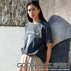 【MANASTASH】GOOD ROCK SPEED×MANASTASH/別注 JamiroquaiコラボTシャツ M～XL トップス 半袖 Tシャツ ジャミロクワイ フェード加工 ヴィンテージ フェス シンプル ブラック エイジング