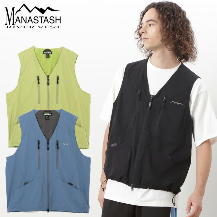楽天市場】【MANASTASH】MANASTASH/マナスタッシュ/RIVER VEST/リバー 