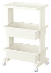 テーブルワゴン リセ ワゴン キャスター付き キッチン キッチンワゴン すき間 収納 スリムワゴン ソファサイド キッチンラック ラック 隙間 引出し 新生活