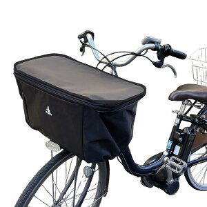 【店内ポイント5倍 10/27 9:59迄】自転車 かごカバー 大きめ ワイド ラビット 自転車カゴカバー 日本製カゴカバー おしゃれ 大きめ ワイド ブラックベース フチカラー【2段式 撥水加工 】ギュ
