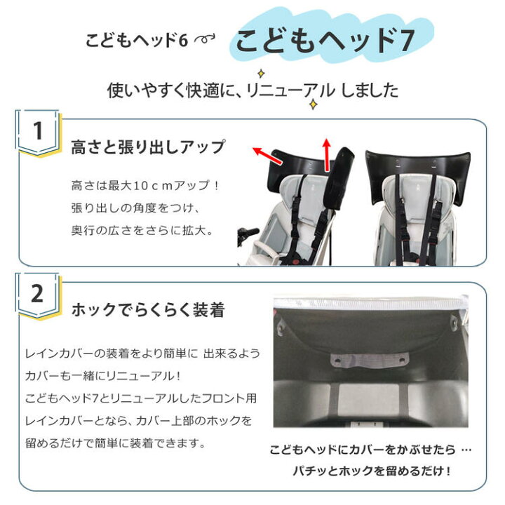 楽天市場】リニューアル【HIRO（ヒロ）こどもヘッド7】自転車 フロント HIRO様用