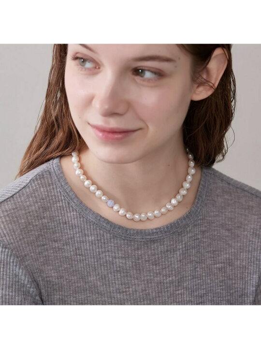 楽天市場】シルバーパールネックレス NOJESS ノジェス アクセサリー 
