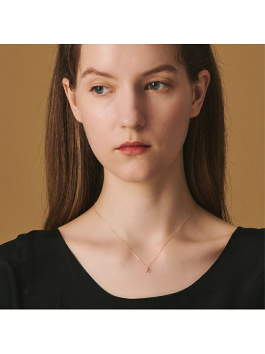 楽天市場】《WEB限定》イニシャルK/K10ダイヤモンドネックレス agete  