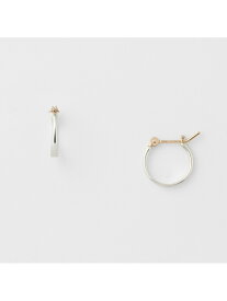 《WEB限定》シルバーフープピアス agete アガット アクセサリー・腕時計 ピアス【送料無料】[Rakuten Fashion]