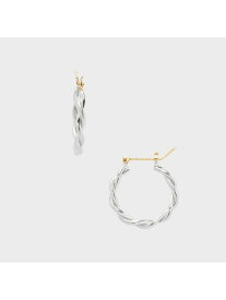 シルバー・K10フープピアス NOJESS ノジェス アクセサリー・腕時計 ピアス シルバー【送料無料】[Rakuten Fashion]