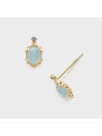 K10アクアマリンピアス NOJESS ノジェス アクセサリー・腕時計 ピアス ブルー【送料無料】[Rakuten Fashion]