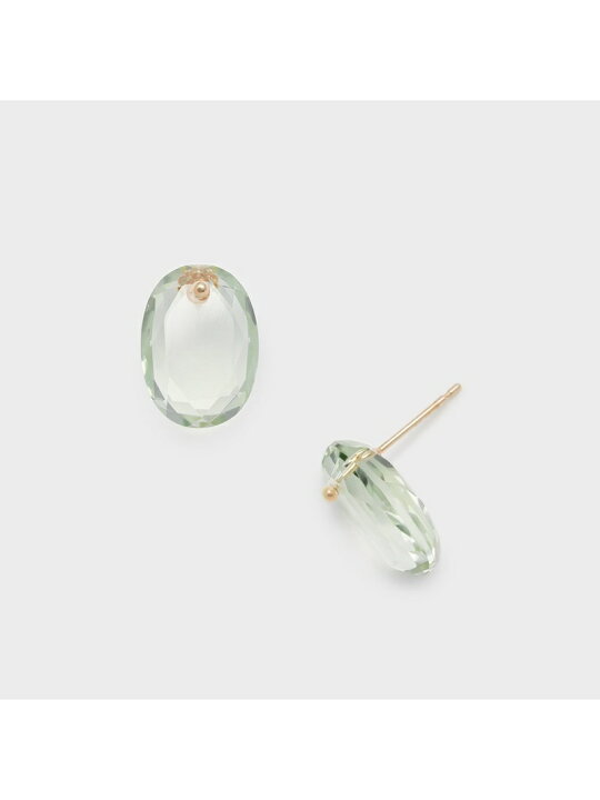 楽天市場】K10グリーンアメジストピアス NOJESS ノジェス アクセサリー 