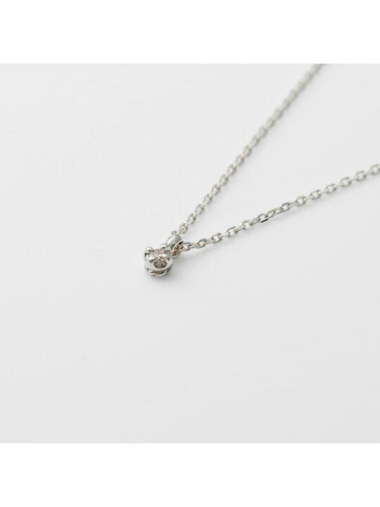 楽天市場】シルバーダイヤモンドネックレス(0.03 ct) agete アガット  
