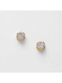 K10オパールピアス agete アガット アクセサリー・腕時計 ピアス ホワイト【送料無料】[Rakuten Fashion]