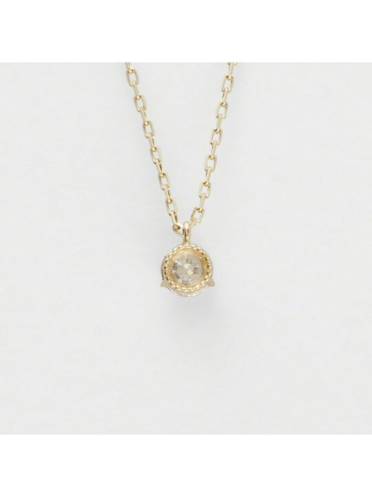 楽天市場】K14ダイヤモンドネックレス(0.1ct) agete アガット  