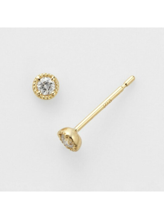 楽天市場】K18ダイヤモンドピアス(0.04ct) agete アガット  