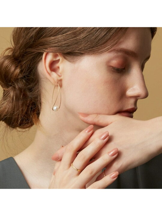 楽天市場】K10ゴールドパールピアス agete アガット アクセサリー  