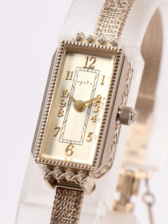 楽天市場】スクエアフェイスウォッチ 【AGETENO.26YG時計】 agete  