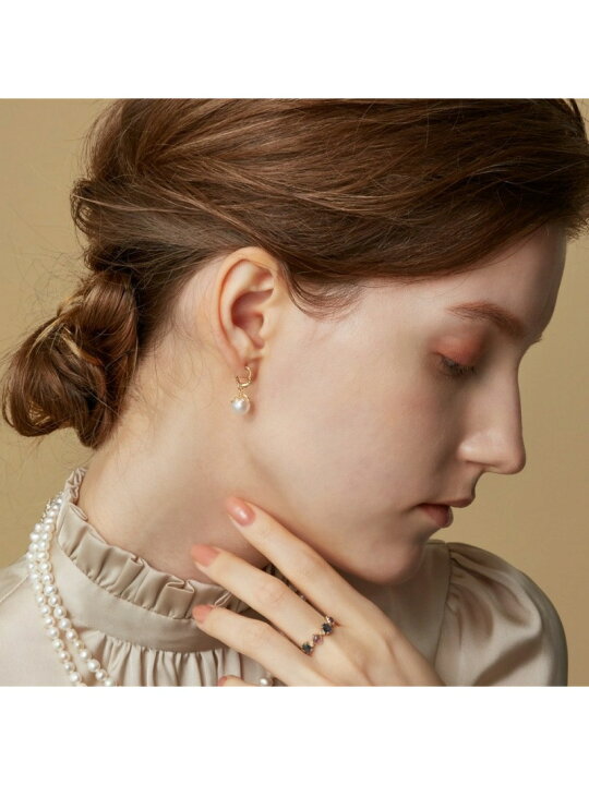 楽天市場】K10ダイヤモンドイヤリング agete アガット アクセサリー  