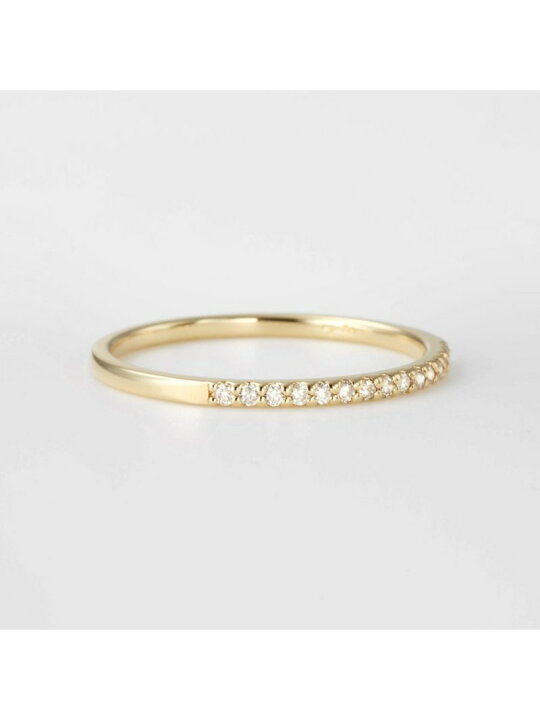 楽天市場】K18ハーフエタニティリング agete アガット アクセサリー  