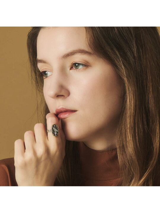 楽天市場】シルバー/K10シェルカメオリング agete アガット  