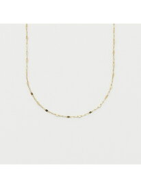 K10チェーンネックレス(38cm) NOJESS ノジェス アクセサリー・腕時計 ネックレス イエロー【送料無料】[Rakuten Fashion]