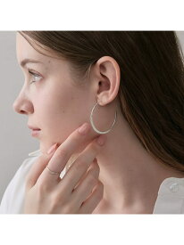 シルバーフープピアス NOJESS ノジェス アクセサリー・腕時計 ピアス シルバー【送料無料】[Rakuten Fashion]