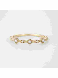 K10パールリング agete アガット アクセサリー・腕時計 リング・指輪 ホワイト【送料無料】[Rakuten Fashion]