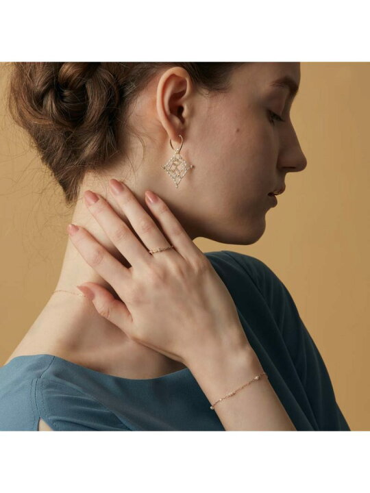 楽天市場】K10パールブレスレット agete アガット アクセサリー  