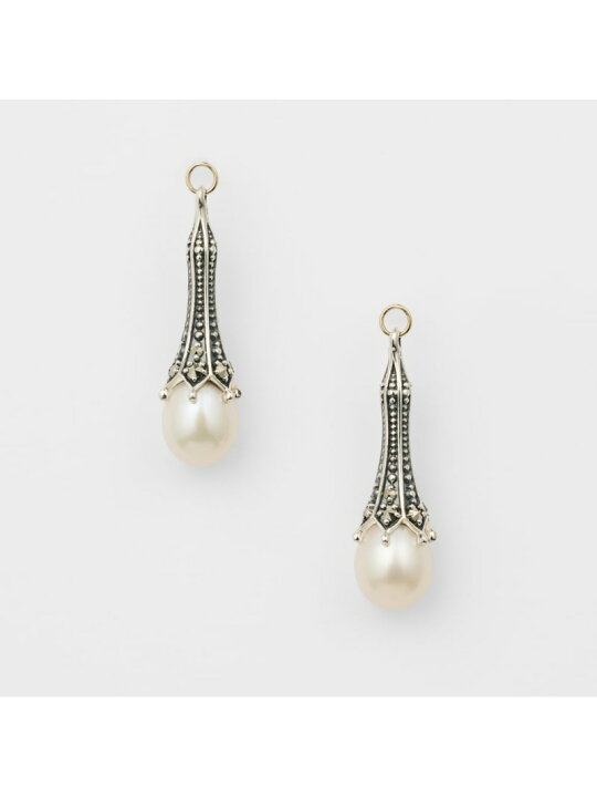 楽天市場】シルバーパール/マーカサイトピアスチャーム agete アガット  