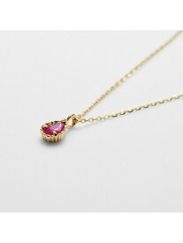 【WEB限定】7月バースストーン/K10ルビーネックレス NOJESS ノジェス アクセサリー・腕時計 チョーカー レッド【送料無料】[Rakuten Fashion]