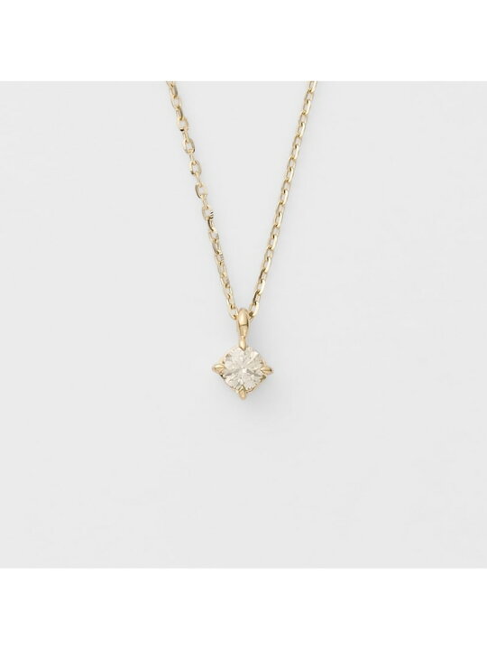 楽天市場】K10ダイヤモンドネックレス(0.07ct) agete アガット 