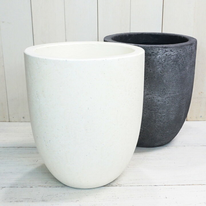 楽天市場 植木鉢 おしゃれ セメント フォリオアルトエッグm 2色 43cm 14号 穴あり クリーム グレー 黒 ベージュ 縦長 深鉢 長鉢 背の高い コンクリート プランター 丸い 丸み 鉢 ガーデニング 室内 植替え 鉢植え 園芸 観葉植物 多肉植物 塊根植物 サボテン 人工観葉
