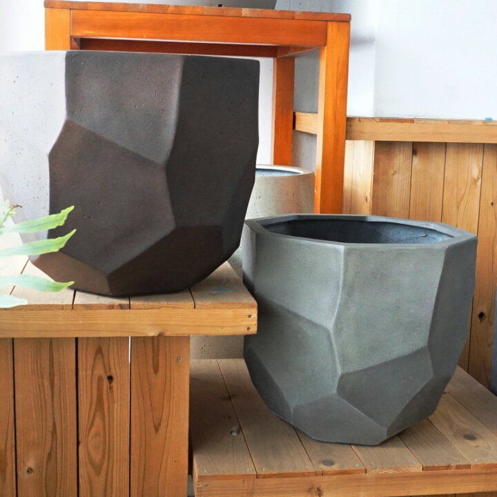 楽天市場】植木鉢 おしゃれ 軽い リッジ(3色)＜ 11号 15.5号 33cm 47cm  