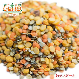 ミックスダール 10kg (1kg×10袋)Mix Dal チャナダール レンズ豆 ムング豆 ツールダール ウラド豆 乾燥豆