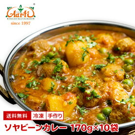【20%OFF】大豆ミート ソヤビーンカレー 170g×10袋 送料無料Soyabean Curry 大豆 ワリ インドカレー インド料理 セット商品