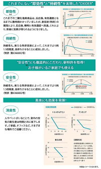 【在庫ありあす楽対応】オキサイダー置き型180g(約13畳有効期間3か月)【P2B】