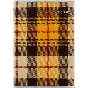 高橋書店 (372) プチクレール2 チェック B7 見開き 1か月 マンスリー 月間 月間ブロック 日曜 始まり 2026年 2026 高橋手帳 手帳 スケジュール ダイアリー
