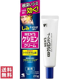 【クーポン配布中】【送料無料(ポスト投函)】メンズケシミンクリーム 20g小林製薬 ケシミン シミ対策 シミ予防 美白 しみ対策 男性用【医薬部外品】