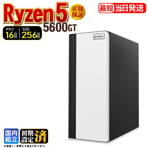�y�ŒZ���������z�f�X�N�g�b�vPC �f�X�N�g�b�v �p�\�R�� �r�W�l�X Ryzen5 5600GT Windows11 SSD256GB ������ 16GB 1�N�ۏ� ���� ���� �I�t�B�X�Ɩ� ������� �f�X�N���[�N ���X�y�b�N ���掋�� ������� 