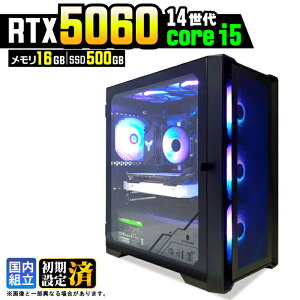�y�ŐVRTX5060���ځz�_���S1�N�ۏ؁^�Q�[�~���OPC �f�X�N�g�b�v�p�\�R�� �r�W�l�X GeForce RTX5060 ��14���� corei5 Windows11 ������ 16GB SSD500GB �Q�[�� �Q�[�~���O�p�\�R�� �f�X�N�g�b�vPC �����n�� e�X