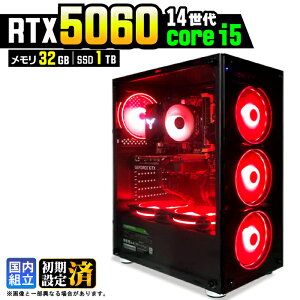 �y�ŐVRTX5060���ځz�_���S1�N�ۏ؁^�Q�[�~���OPC �f�X�N�g�b�v�p�\�R�� �r�W�l�X GeForce RTX5060 ��14���� corei5 Windows11 ������ 32GB SSD1TB �Q�[�� �Q�[�~���O�p�\�R�� �f�X�N�g�b�vPC �����n�� e�X�|