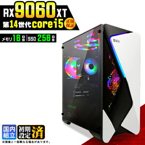 �_�}���\���l�����^�y�V�i �������Y 1�N�ۏ؁z�Q�[�~���OPC �f�X�N�g�b�v�p�\�R�� �r�W�l�X Radeon RX9060XT ��14���� corei5 Windows11 ������ 16GB SSD256GB �Q�[�� �Q�[�~���O�p�\�R�� �f�X�N�g�b�vPC ��
