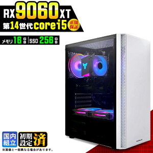 �_�}���\���l�����^�y�V�i �������Y 1�N�ۏ؁z�Q�[�~���OPC �f�X�N�g�b�v�p�\�R�� �r�W�l�X Radeon RX9060XT ��14���� corei5 Windows11 ������ 16GB SSD256GB �Q�[�� �Q�[�~���O�p�\�R�� �f�X�N�g�b�vPC ��