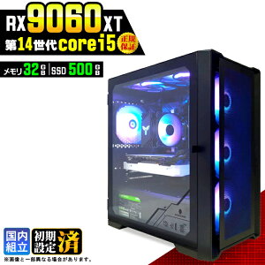 �_�{������l���^�y�V�i �������Y�z�Q�[�~���OPC �f�X�N�g�b�v�p�\�R�� �r�W�l�X Radeon RX9060XT ��14���� corei5 Windows11 ������ 32GB SSD500GB �Q�[�� �Q�[�~���O�p�\�R�� �f�X�N�g�b�vPC ���X�y�b�N e