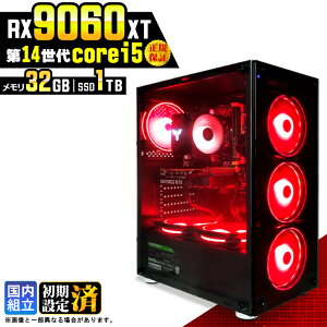 �_1���܂Ō��艿�i�^�y�V�i �������Y�z�Q�[�~���OPC �f�X�N�g�b�v�p�\�R�� �r�W�l�X Radeon RX9060XT ��14���� corei5 Windows11 ������ 32GB SSD1TB �Q�[�� �Q�[�~���O�p�\�R�� �f�X�N�g�b�vPC ���X�y�b�N
