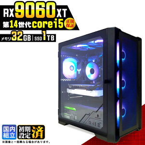 �_1���܂Ō��艿�i�^�y�V�i �������Y�z�Q�[�~���OPC �f�X�N�g�b�v�p�\�R�� �r�W�l�X Radeon RX9060XT ��14���� corei5 Windows11 ������ 32GB SSD1TB �Q�[�� �Q�[�~���O�p�\�R�� �f�X�N�g�b�vPC ���X�y�b�N