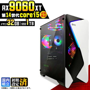 �_�{������l���^�y�V�i �������Y�z�Q�[�~���OPC �f�X�N�g�b�v�p�\�R�� �r�W�l�X Radeon RX9060XT ��14���� corei5 Windows11 ������ 32GB SSD1TB �Q�[�� �Q�[�~���O�p�\�R�� �f�X�N�g�b�vPC ���X�y�b�N e