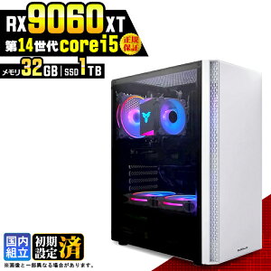 �_�{������l���^�y�V�i �������Y�z�Q�[�~���OPC �f�X�N�g�b�v�p�\�R�� �r�W�l�X Radeon RX9060XT ��14���� corei5 Windows11 ������ 32GB SSD1TB �Q�[�� �Q�[�~���O�p�\�R�� �f�X�N�g�b�vPC ���X�y�b�N e