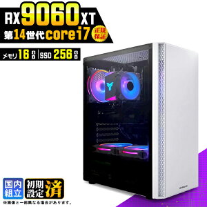 �_�}���\���l�����^�y�V�i �������Y 1�N�ۏ؁z�Q�[�~���OPC �f�X�N�g�b�v�p�\�R�� �r�W�l�X Radeon RX9060XT ��14���� corei7 Windows11 ������ 16GB SSD256GB �Q�[�� �Q�[�~���O�p�\�R�� �f�X�N�g�b�vPC ��