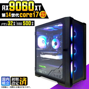 �_�}���\���l�����^�y�V�i �������Y 1�N�ۏ؁z�Q�[�~���OPC �f�X�N�g�b�v�p�\�R�� �r�W�l�X Radeon RX9060XT ��14���� corei7 Windows11 ������ 32GB SSD500GB �Q�[�� �Q�[�~���O�p�\�R�� �f�X�N�g�b�vPC ��