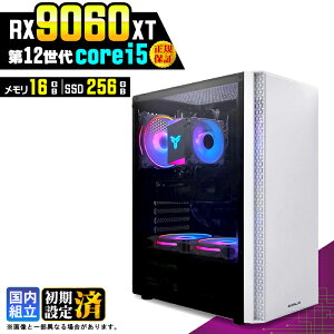 �_�}���\���l�����^�y�V�i �������Y 1�N�ۏ؁z�Q�[�~���OPC �f�X�N�g�b�v�p�\�R�� �r�W�l�X Radeon RX9060XT ��12���� Corei5 Windows11 ������ 16GB SSD256GB �Q�[�� �Q�[�~���O�p�\�R�� �f�X�N�g�b�vPC ��