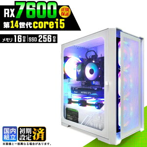 �_�}���\������l���^�y�V�i �������Y�z�Q�[�~���OPC �f�X�N�g�b�v�p�\�R�� �r�W�l�X Radeon RX7600 ��14���� corei5 Windows11 ������ 16GB SSD256GB �Q�[�� �Q�[�~���O�p�\�R�� �f�X�N�g�b�vPC ���X�y�b