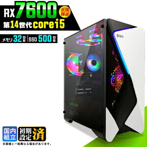 �_�}���\������l���^�y�V�i �������Y�z�Q�[�~���OPC �f�X�N�g�b�v�p�\�R�� �r�W�l�X Radeon RX7600 ��14���� corei5 Windows11 ������ 32GB SSD500GB �Q�[�� �Q�[�~���O�p�\�R�� �f�X�N�g�b�vPC ���X�y�b